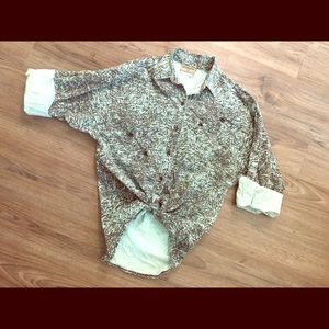 Vintage grunge western button down